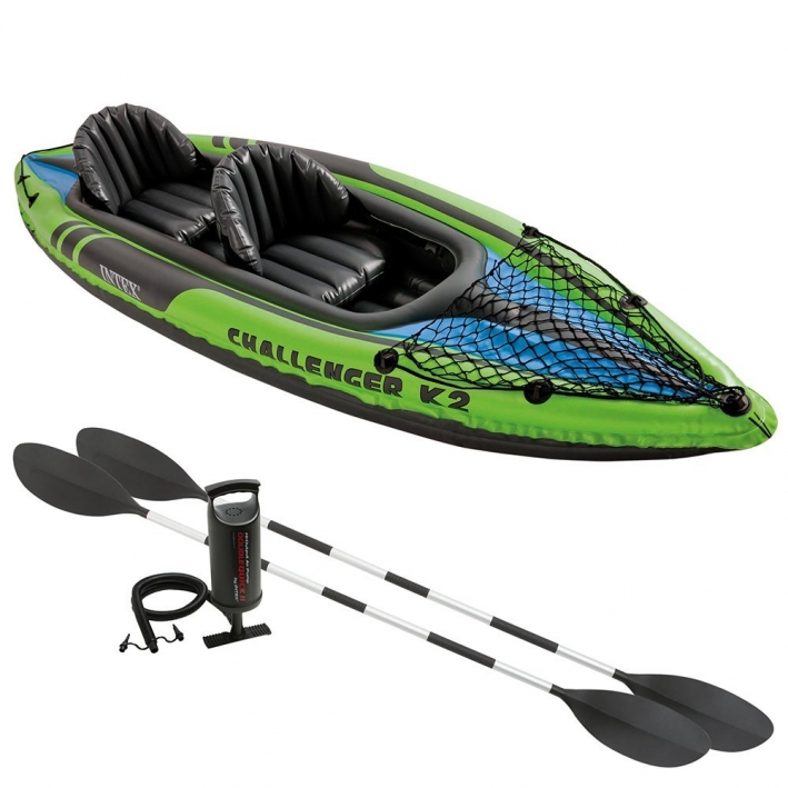 Intex Schlauchboot Aufblasbares Kajak Boot Challenger K2